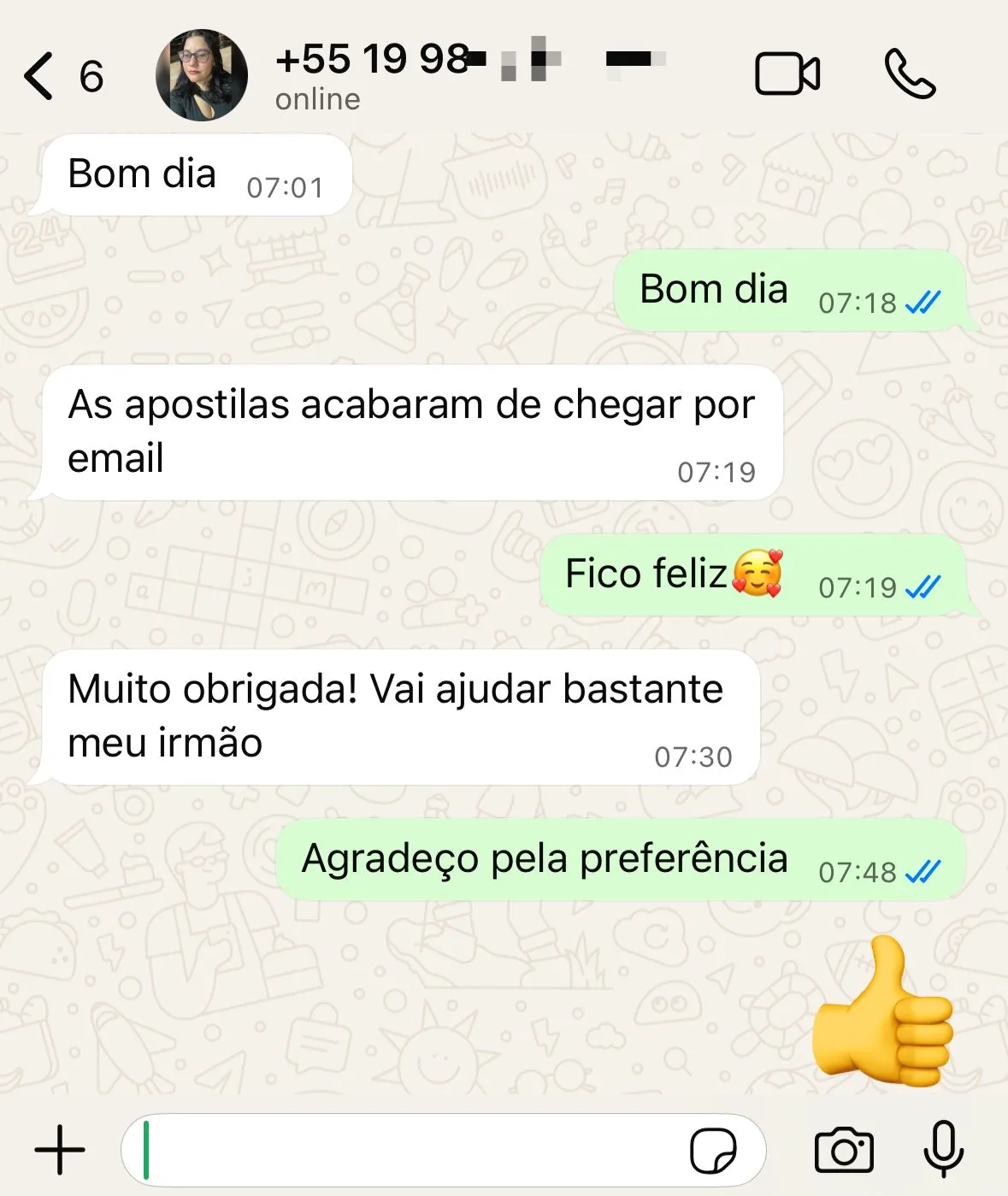 Depoimento de cliente sobre transformação financeira